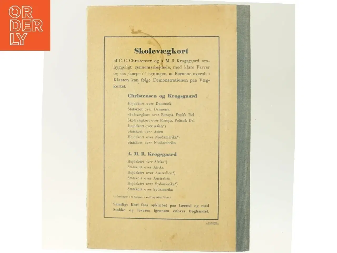 Billede 3 - Geografi for Folkeskolen af C. C. Christensen (Bog)