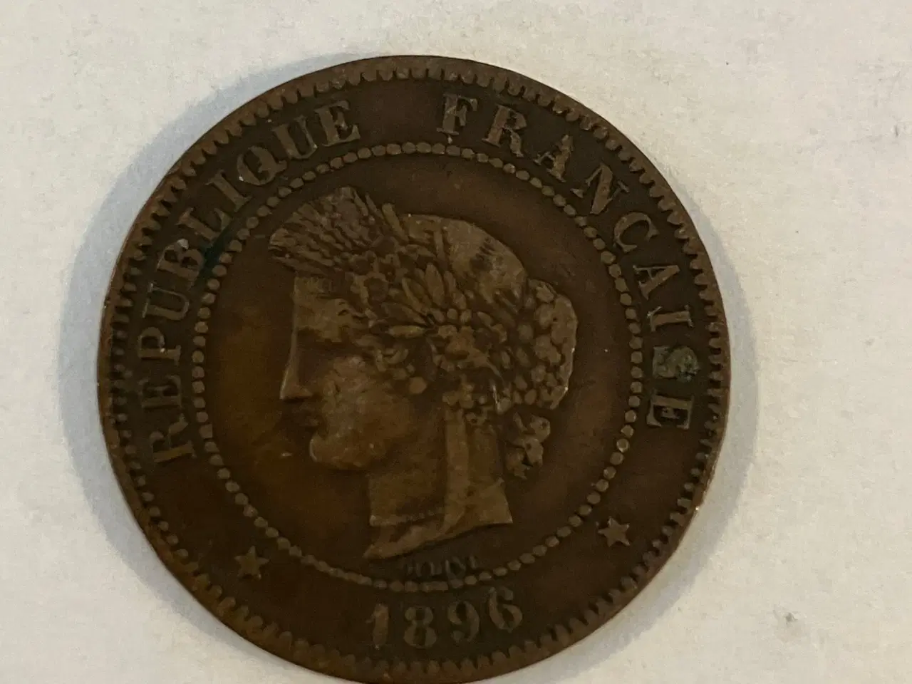 Billede 2 - 5 Centimes 1896 France