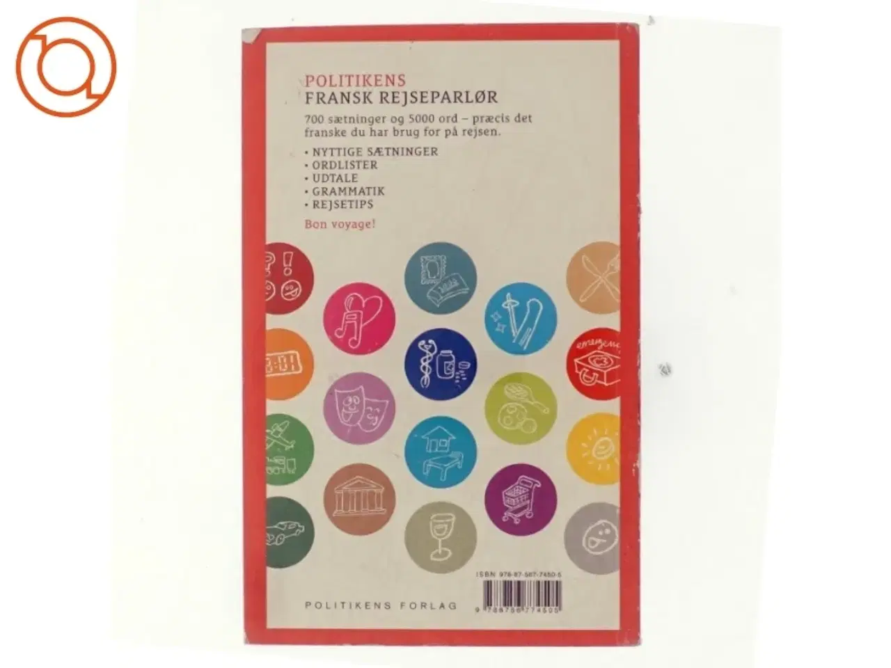 Billede 3 - Politikens fransk rejseparlør (Bog)