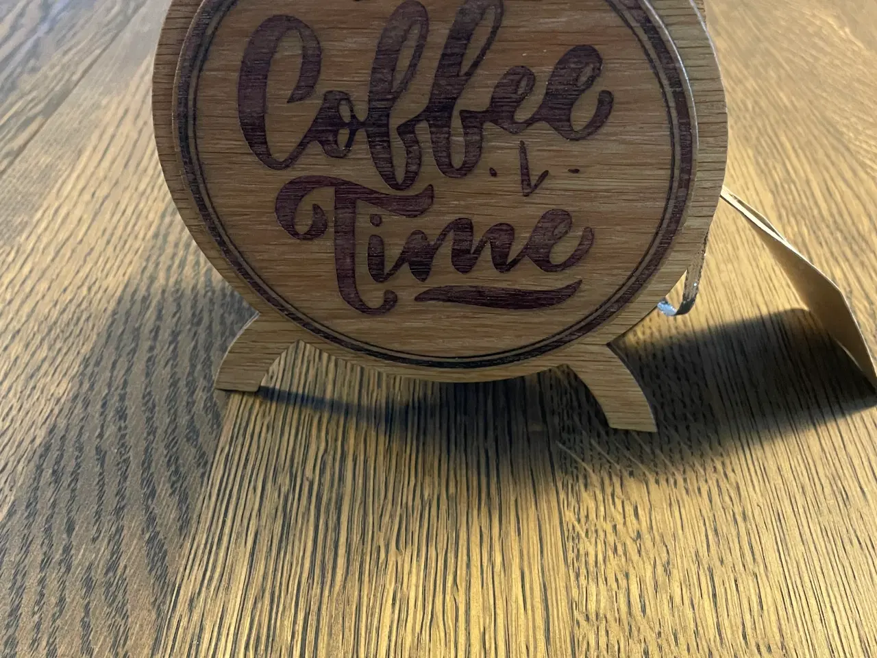Billede 6 - Øl, vin og kaffe holder i træ, med coasters.