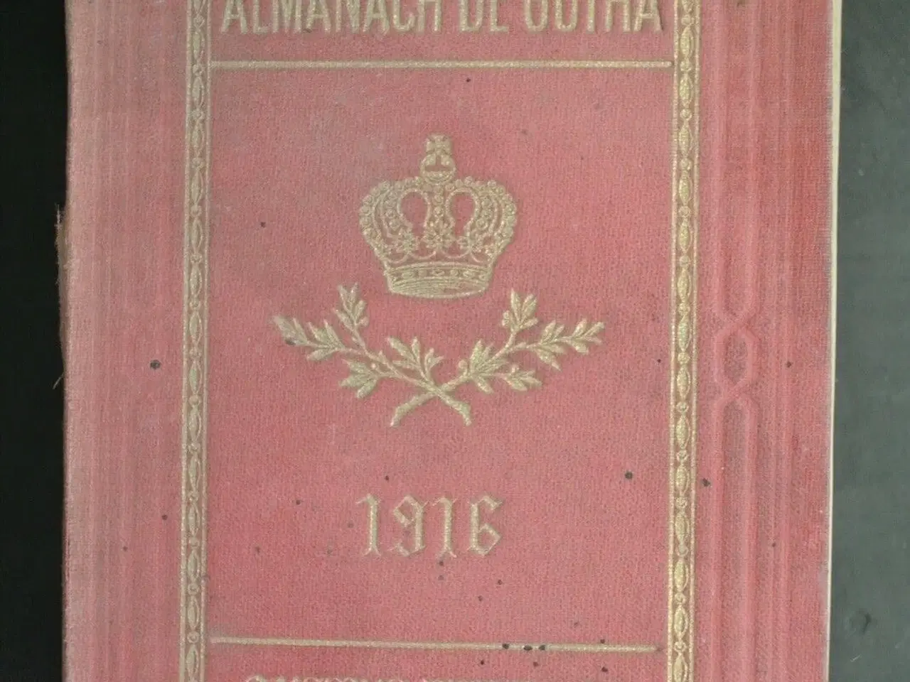 Billede 1 - almanach de gotha 1916 - genealogique, diplomatiqu