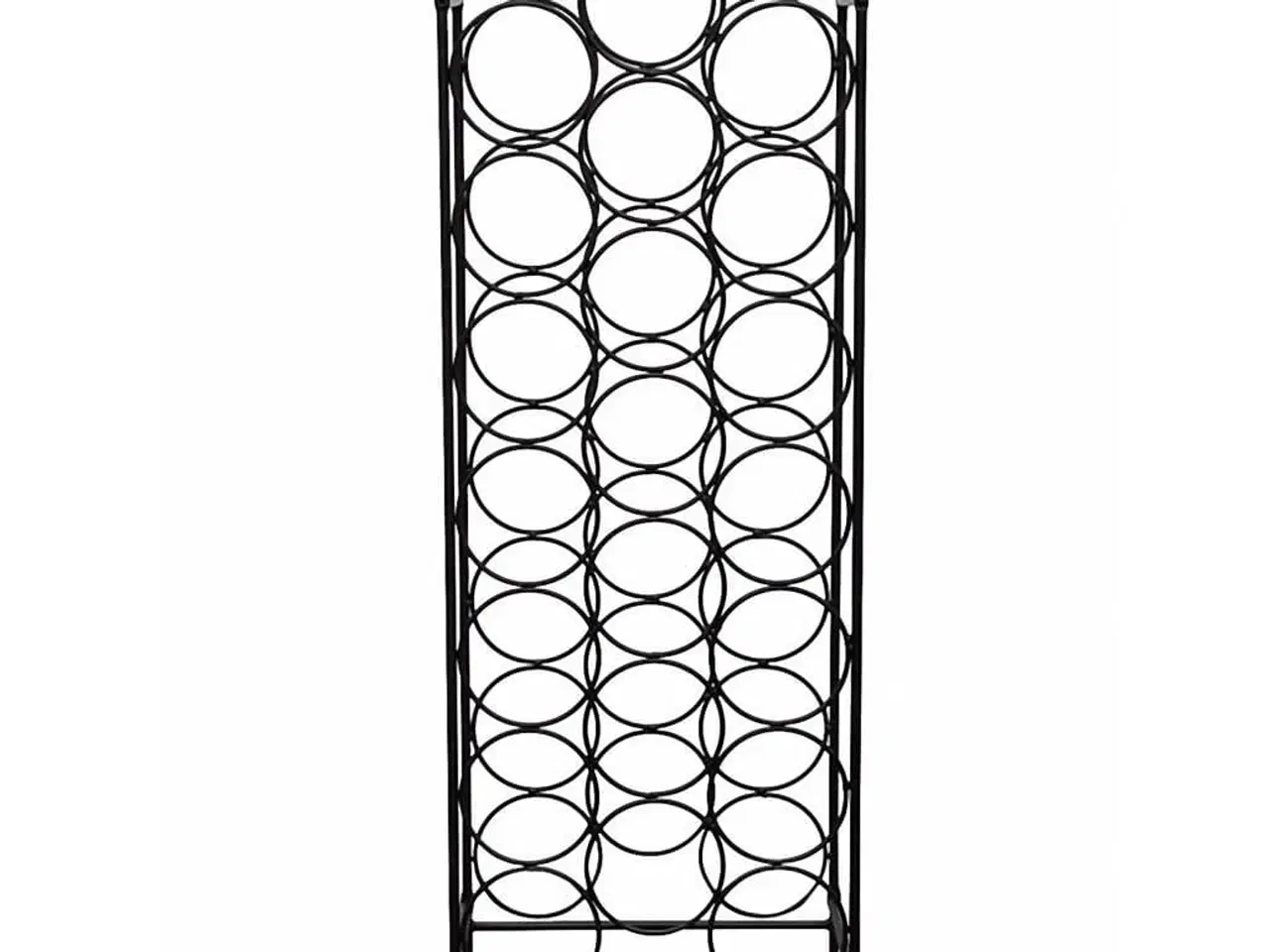 Billede 3 - Vinreol til 21 flasker metal