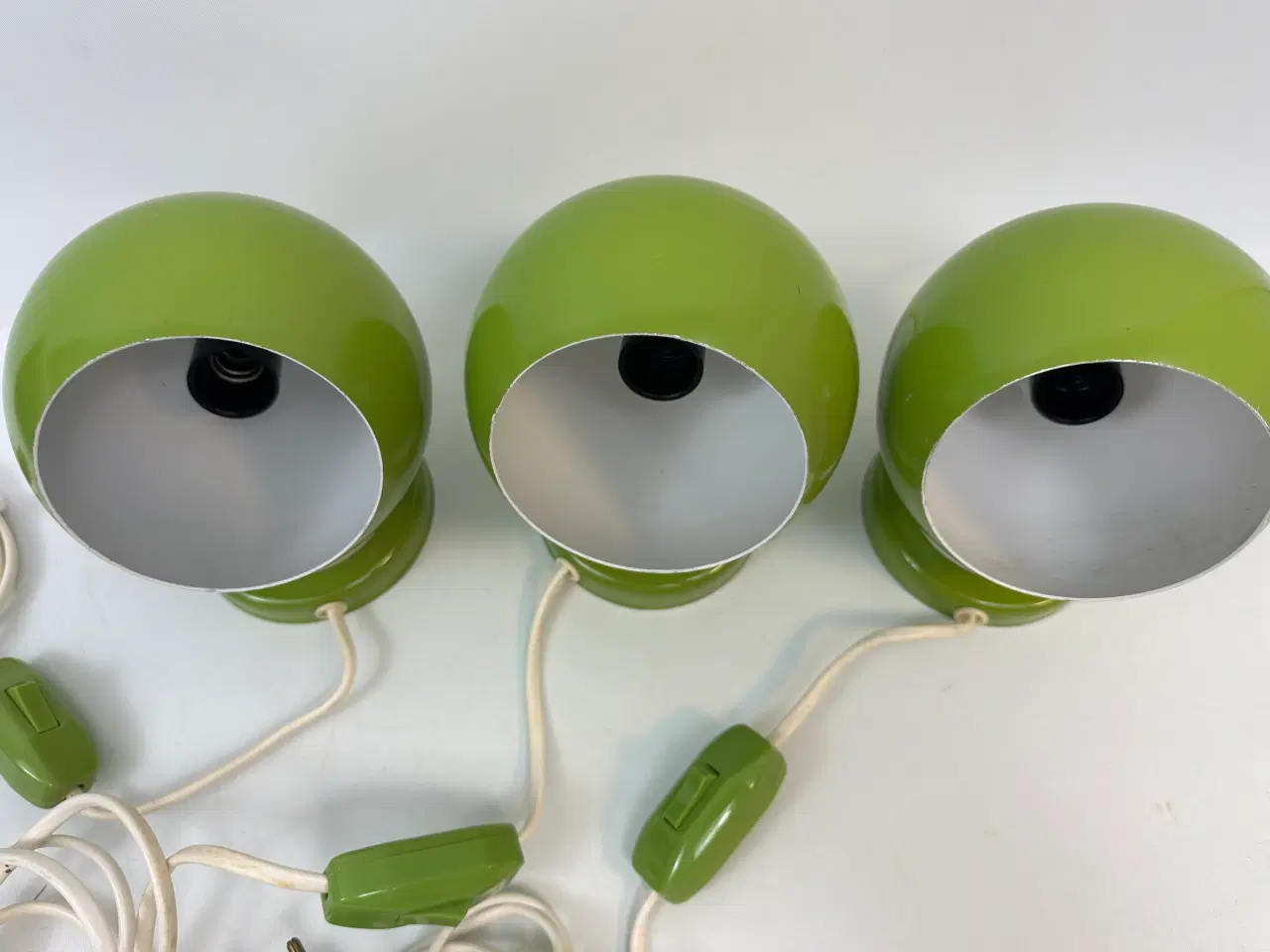 Billede 5 - 3 stk. grønne kuglelamper (retro)