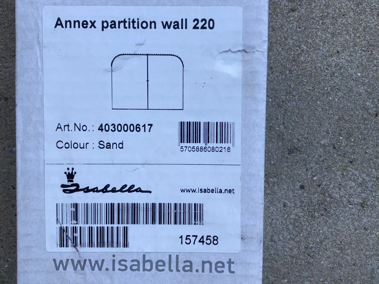 Billede 1 - Ny rumdeler Penta annex 220