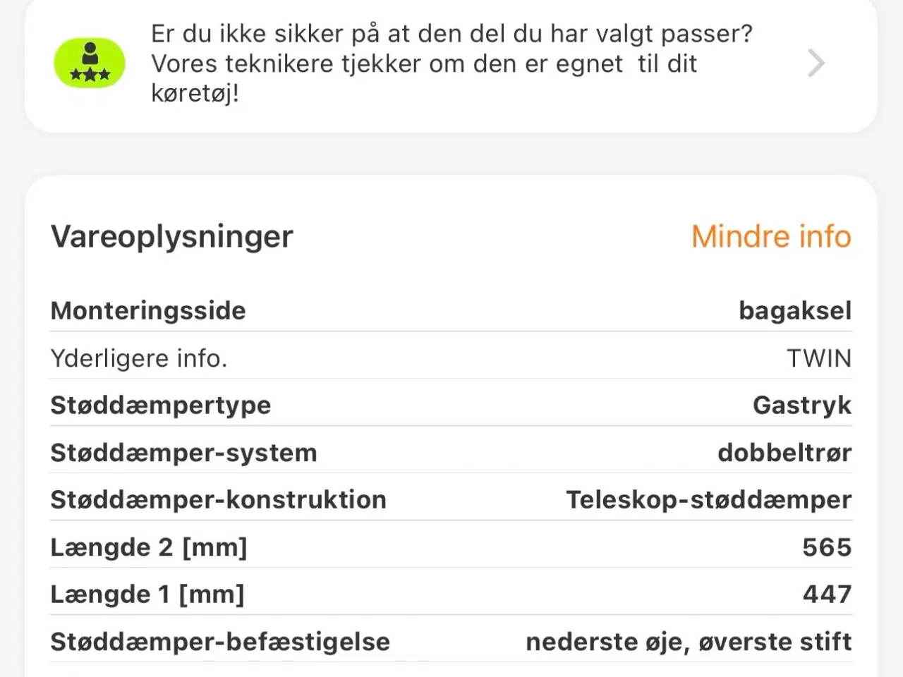 Billede 3 - Nye bagstøddæmpere til en Kia Picanto (TA)