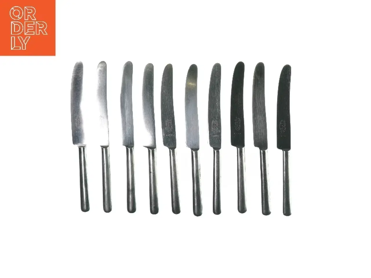 Billede 2 - Knive (10 stk.) fra Ukendt (str. L:23cm)