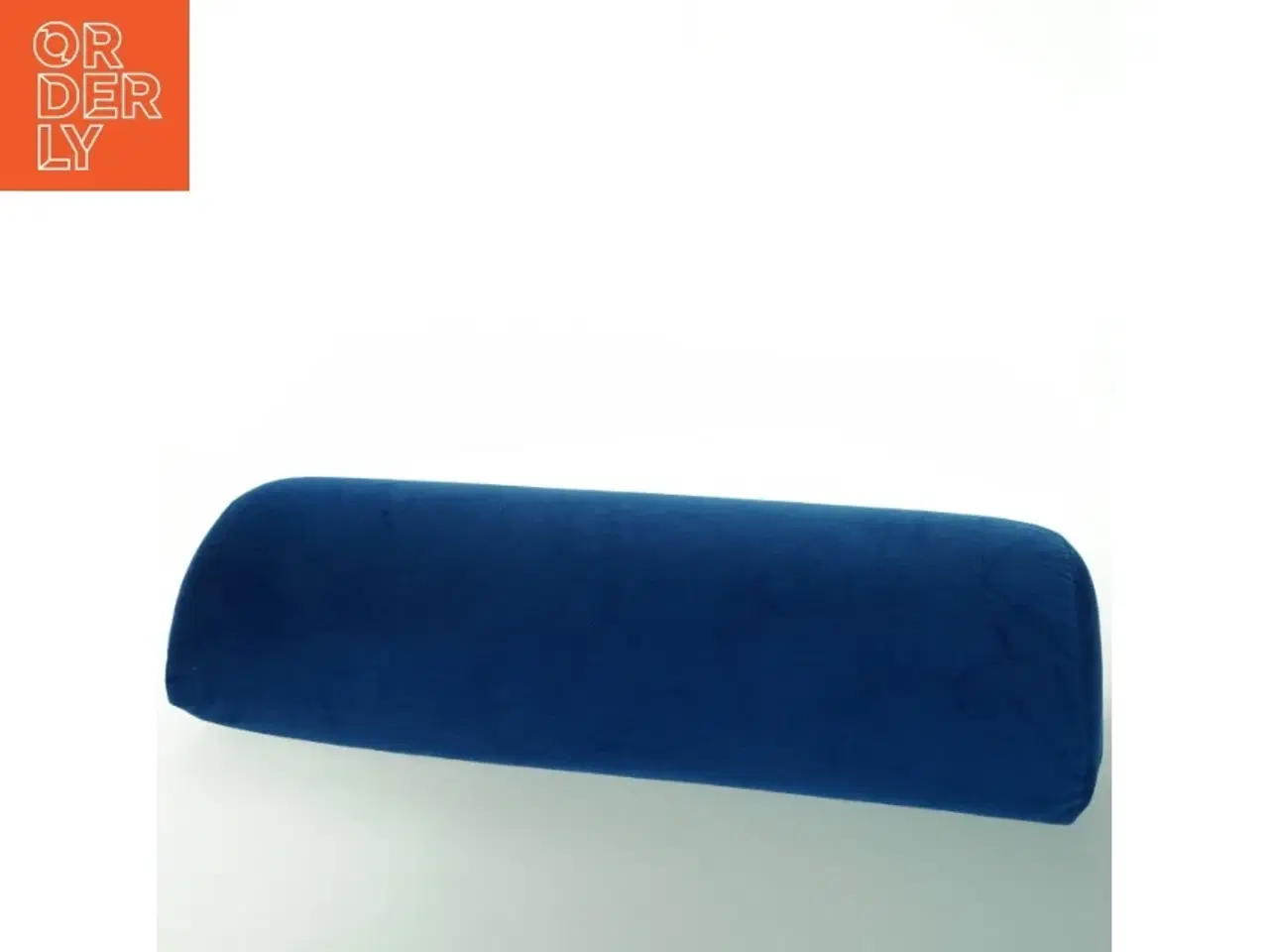 Billede 2 - Blå cylinderformet pude (str. 42 cm)