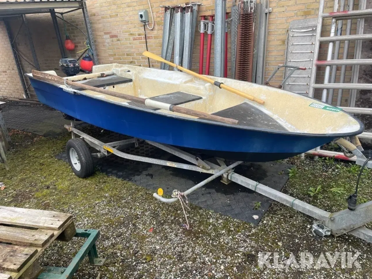 Billede 3 - Jolle med bådtrailer og motor
