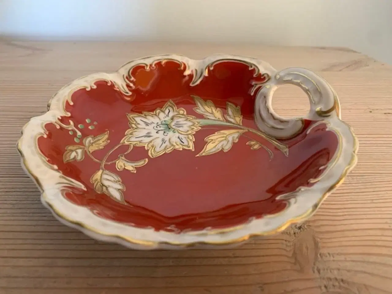 Billede 1 - Fad Oscar Schlegelmilch håndmalet i Jugendstil