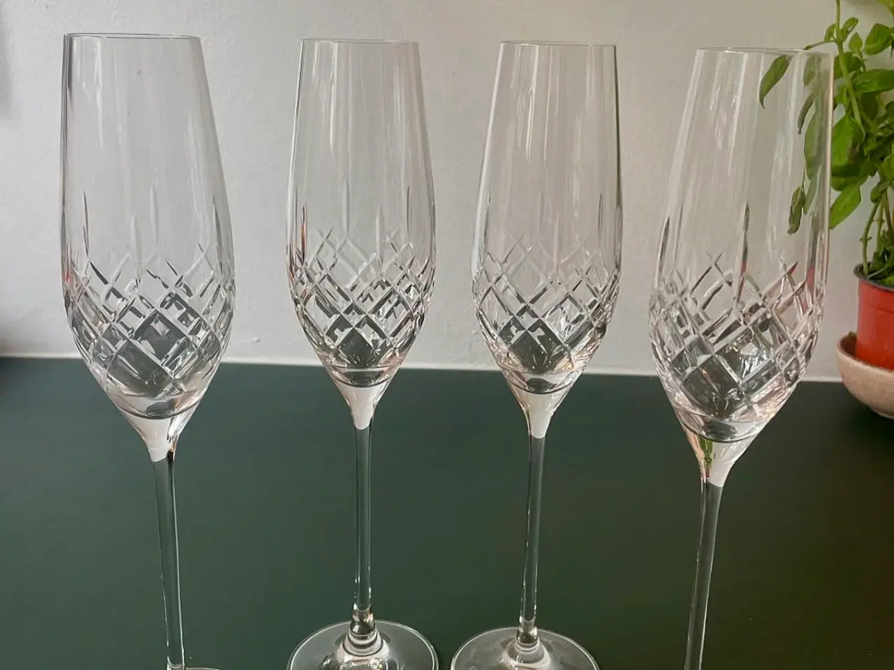 Billede 1 - 4 stk Champagneglas - Erik Bagger 