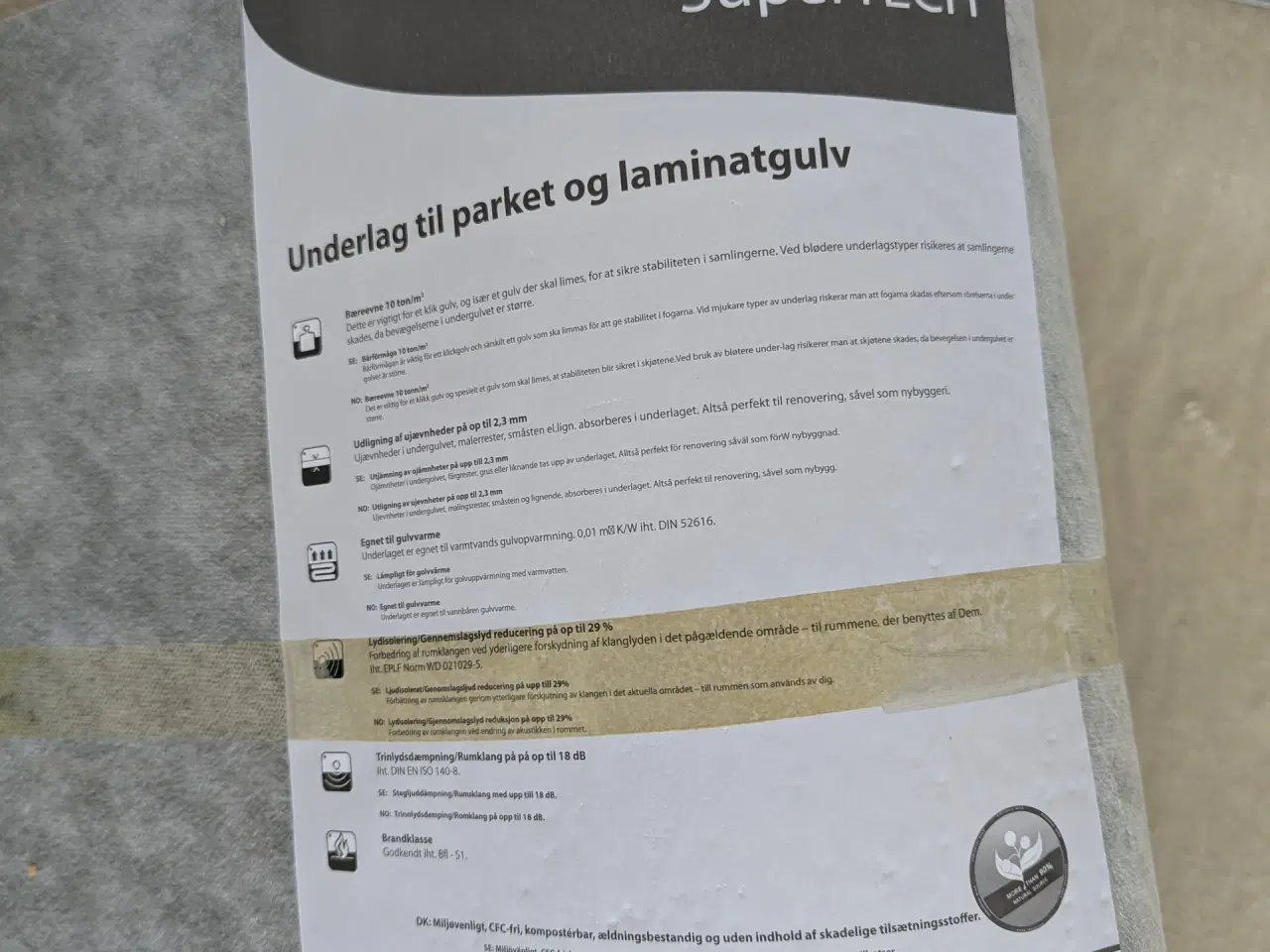 Billede 3 - Parketgulv 33m², Ask 3 stav