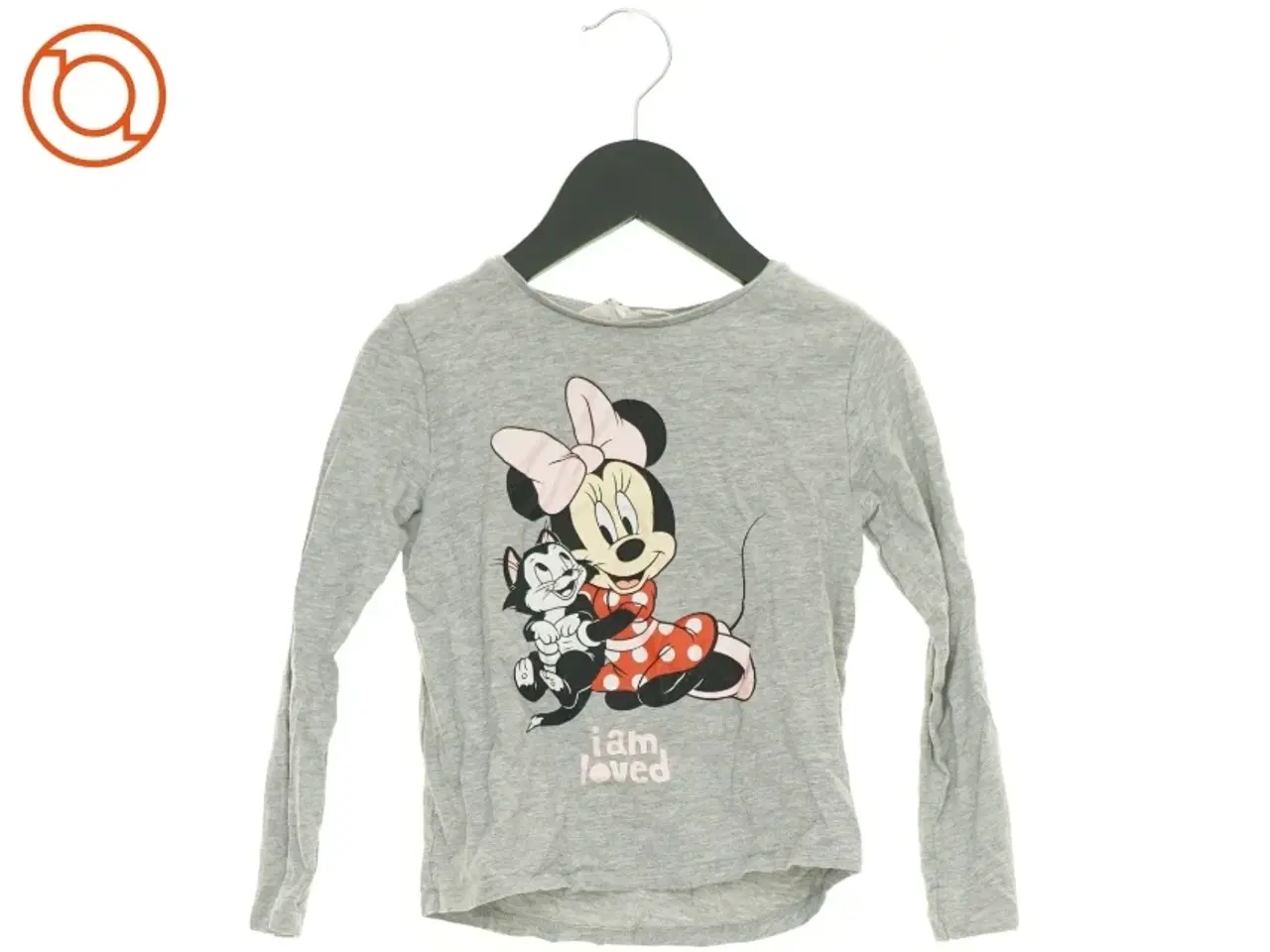 Billede 1 - Bluse med Minnie Mouse motiv fra H&M (str. 110 cm)