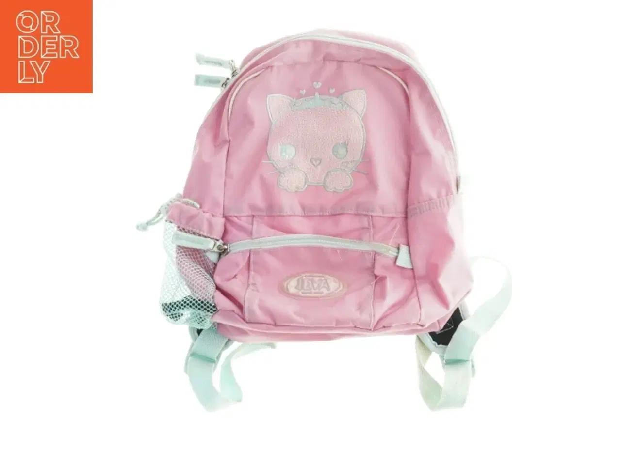 Billede 1 - Rygsækmed kattemotiv (str. 30 x 25 cm)