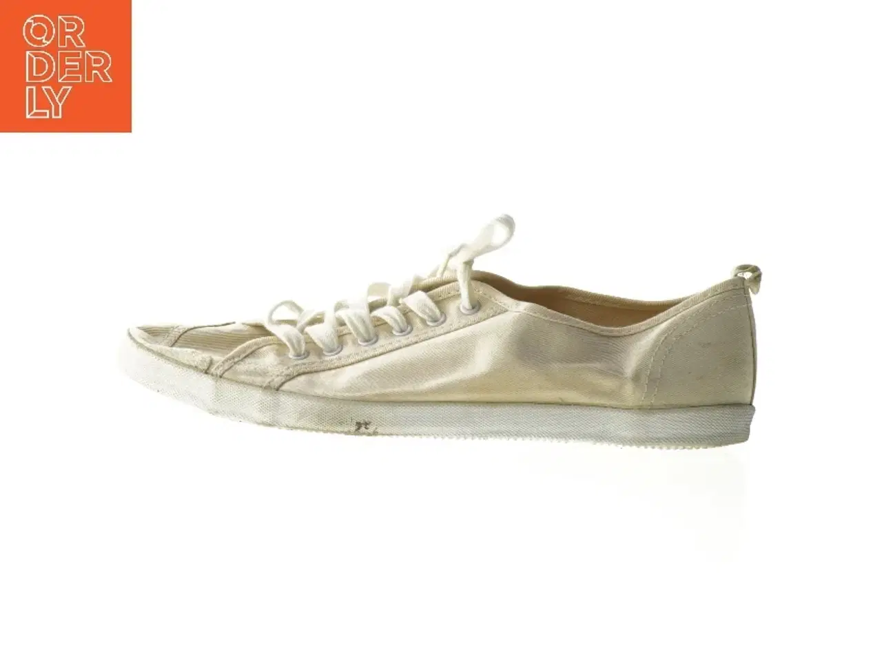 Billede 1 - Hvide old skool canvas sneaks (str. 41 )