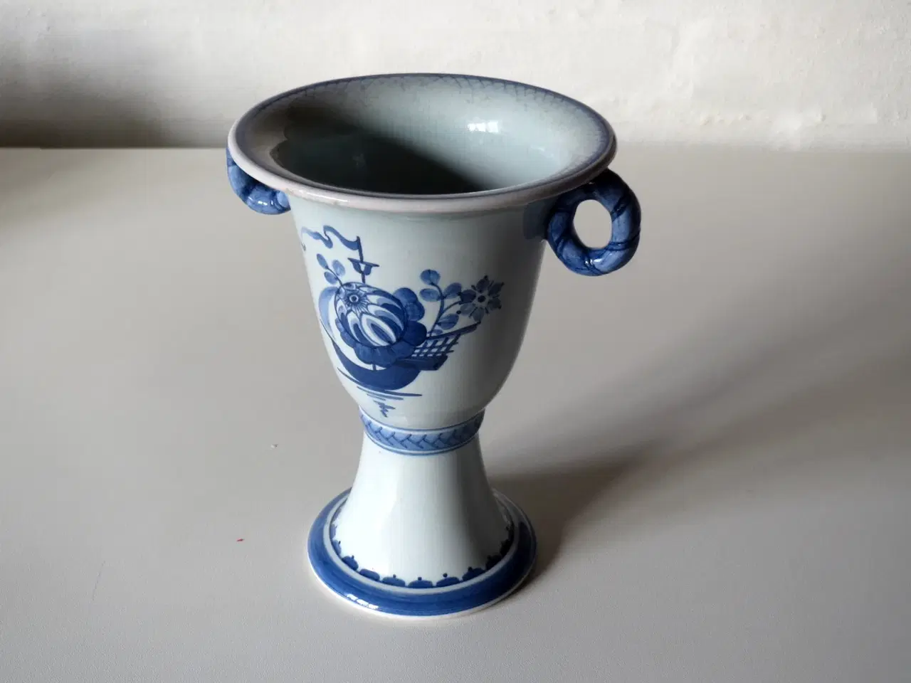 Billede 1 - Tranquebar fajance pokal, Aluminia