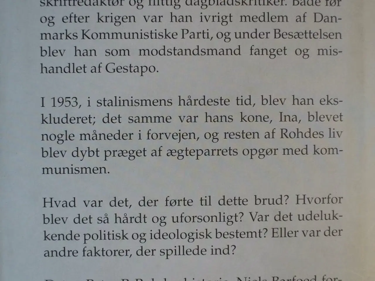 Billede 4 - i unåde - peter p. rohde og opgøret med kommunisme
