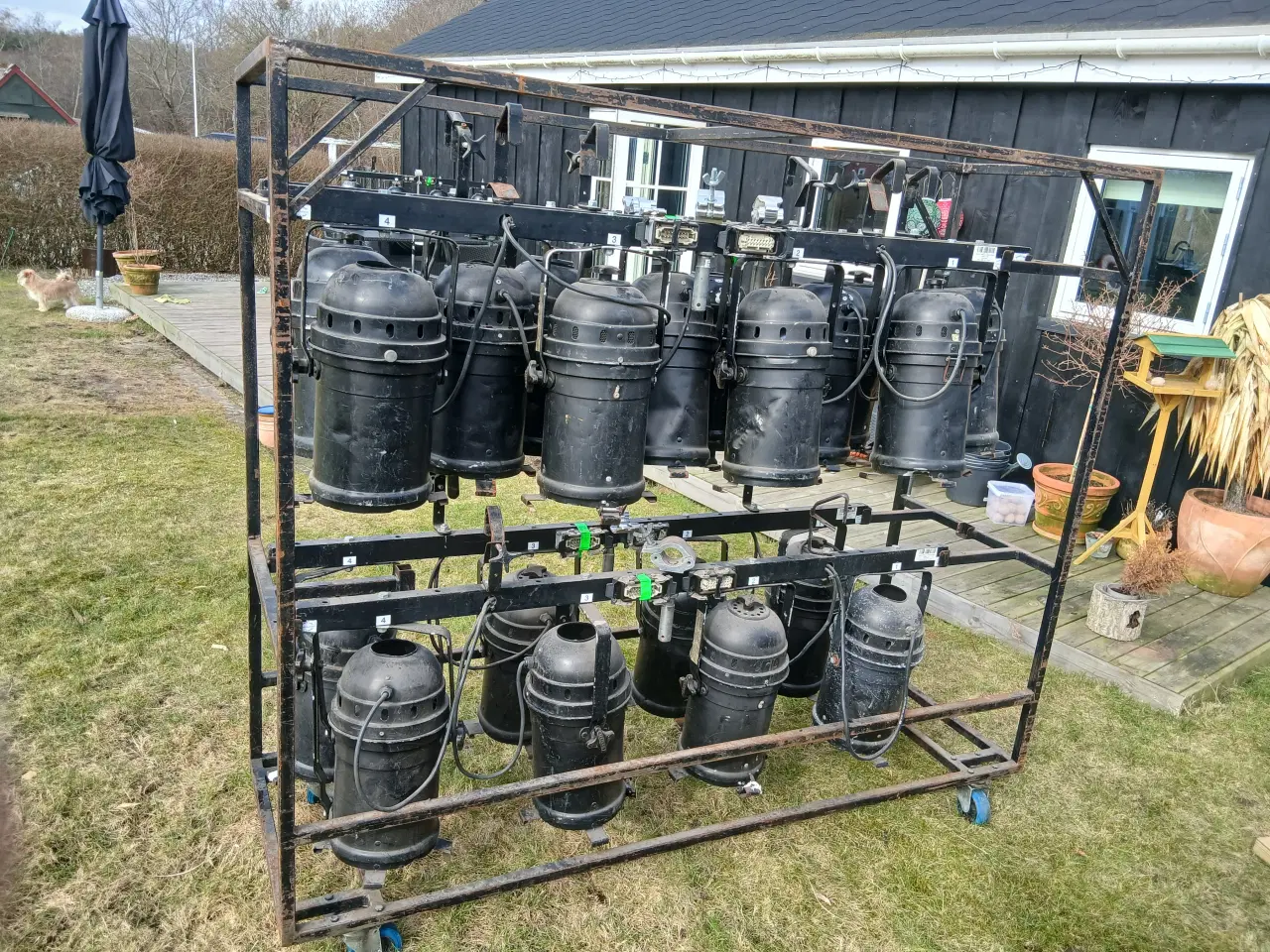 Billede 1 - Scenelys PAR64 lamper på stativ