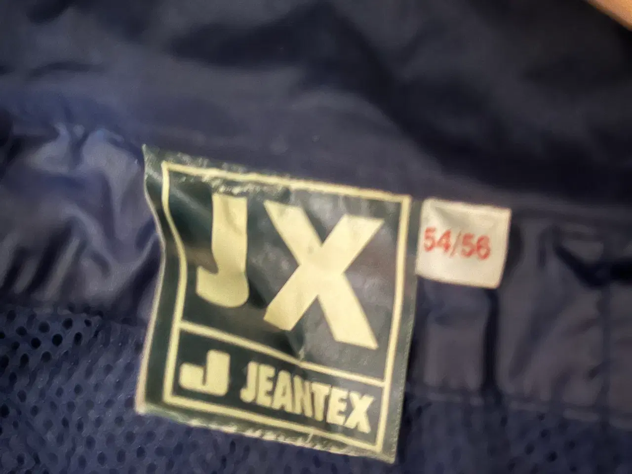 Billede 3 - Vind/regnjakke JX Jeantex mørkeblå