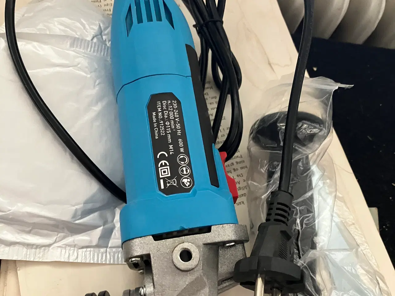 Billede 1 - Vinkelsliber aldrig brug men med åbent emballage.