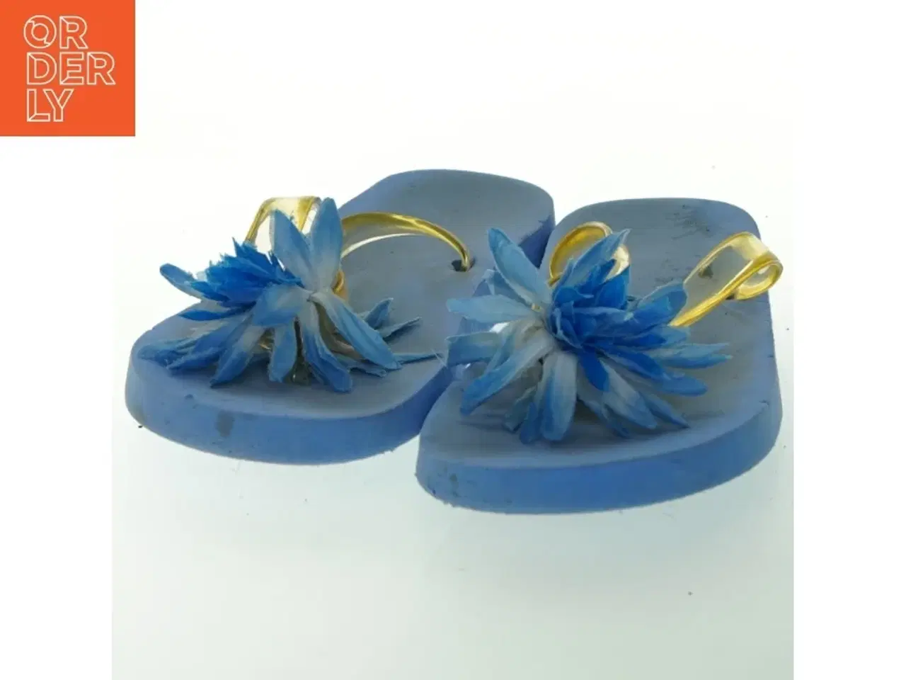 Billede 3 - Blå klipklapper med blomst (str. 41 )