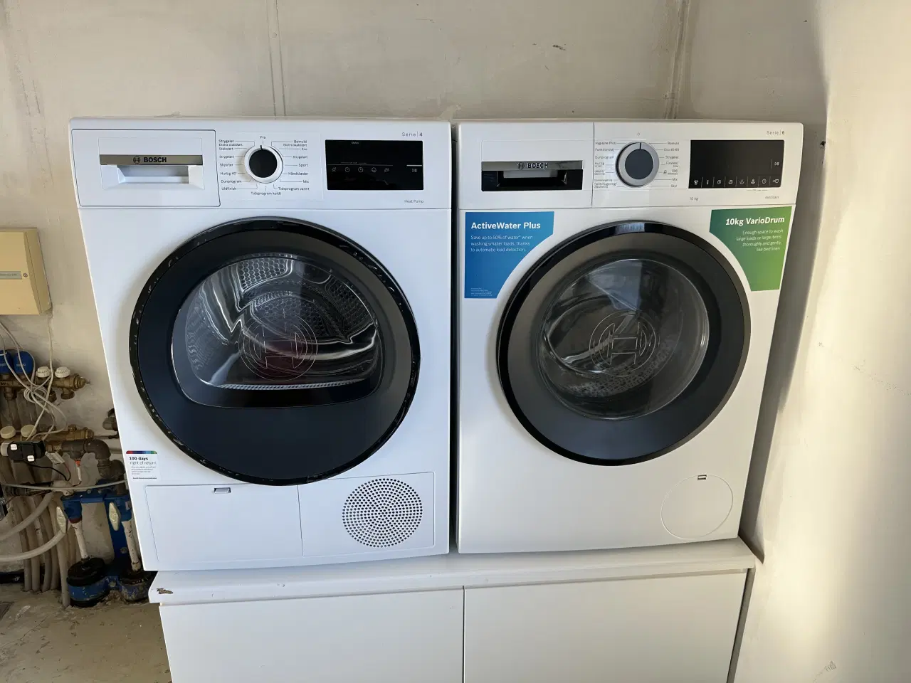 Billede 1 - BOSCH vaskemaskine Serie 6 og tørretumbler Serie 4