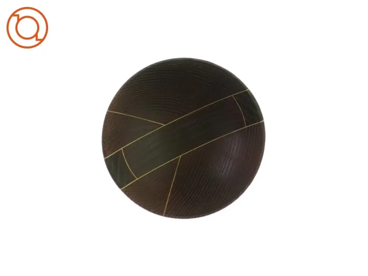 Billede 2 - Skål i mørkt træ.