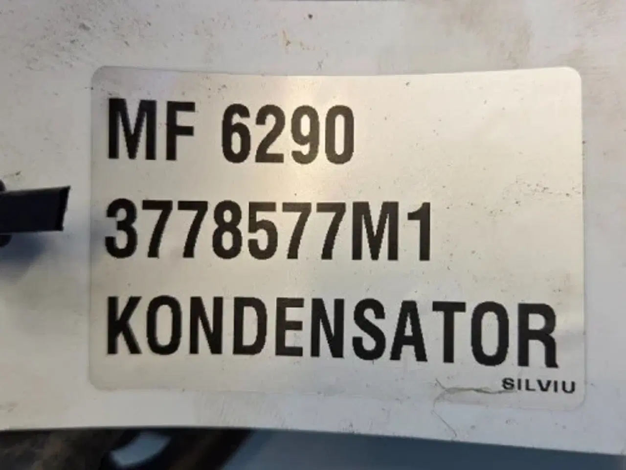 Billede 9 - Massey Ferguson 6290 Kondensator 3778577M1