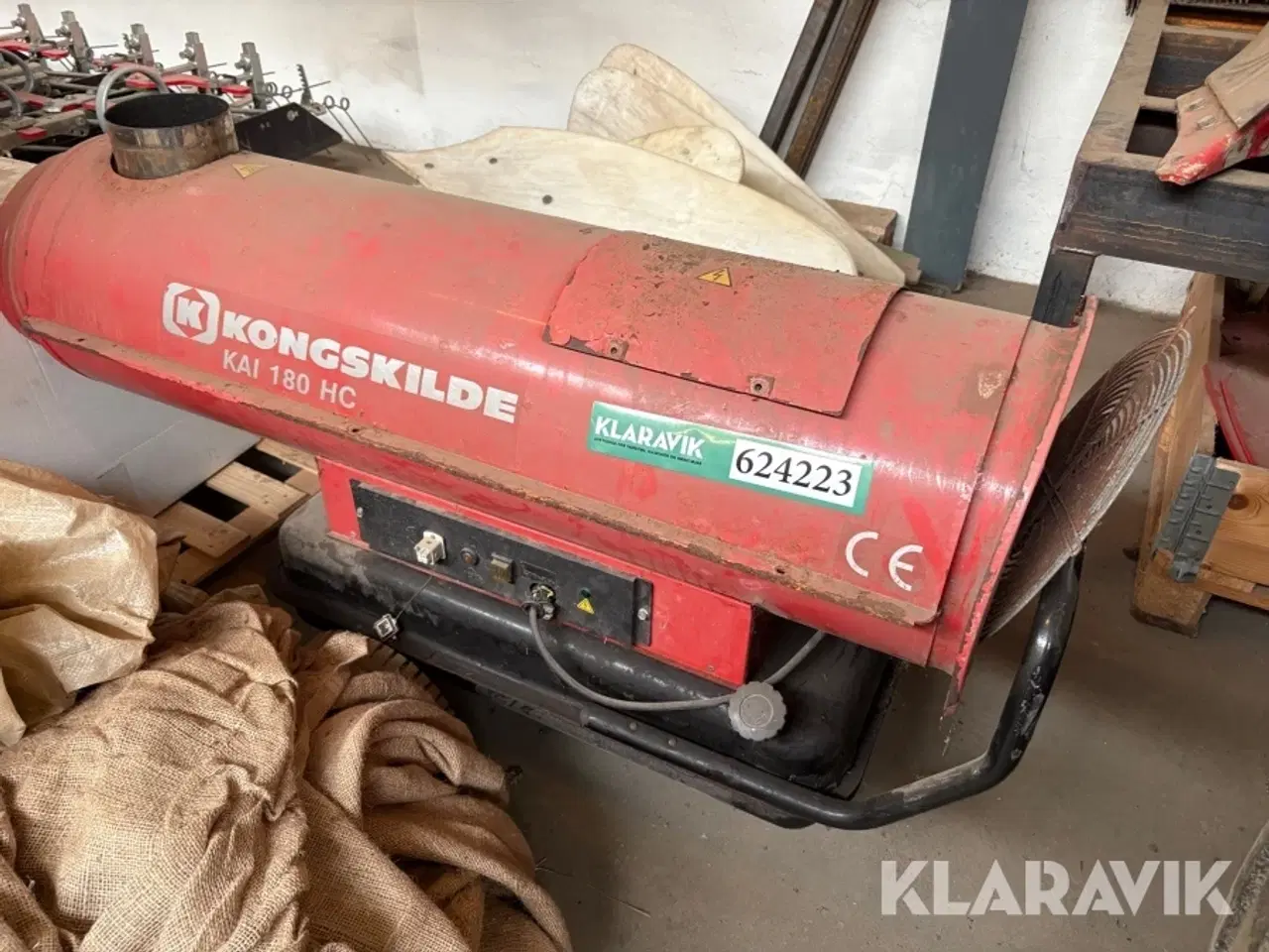 Billede 1 - Oliekanon Kongskilde KAI 180 HC reparationsgenstand