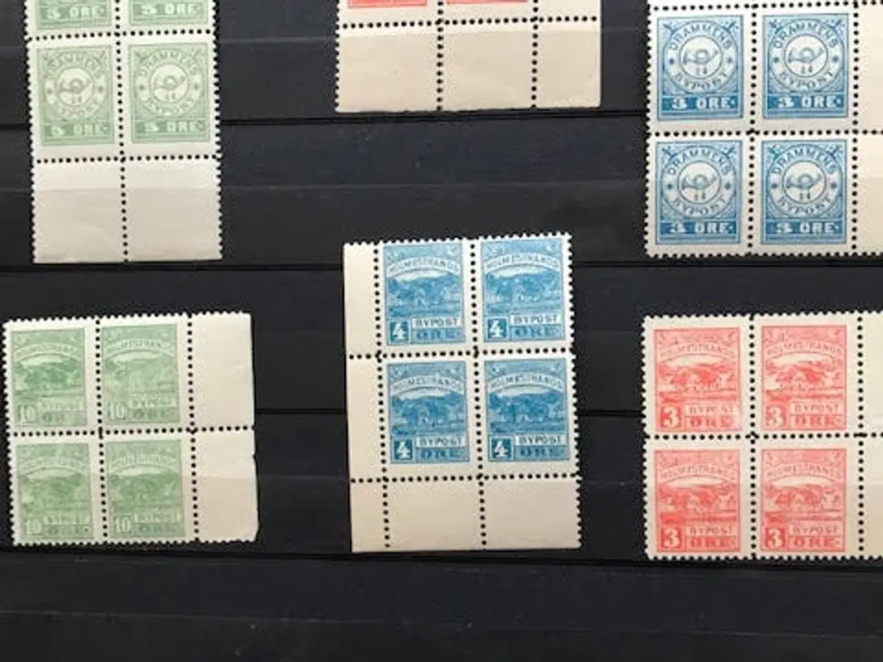 Billede 2 - Bypostmærker fra Sverige og Norge