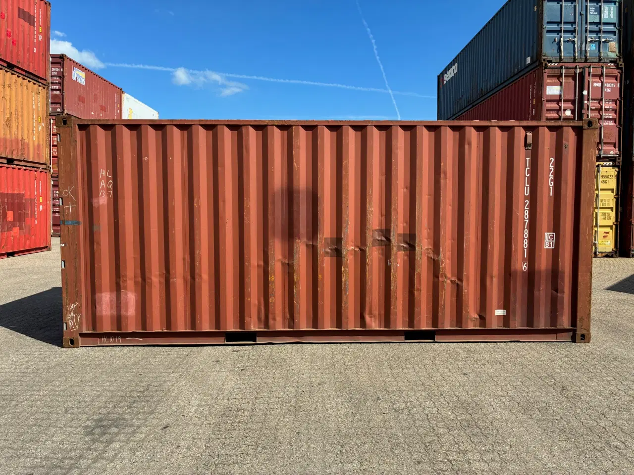 Billede 3 - 20 fods Container- ID: TCLU 287881-6