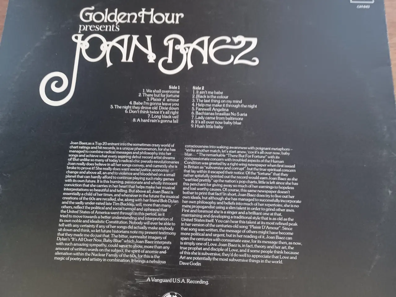 Billede 4 - Joan Baez LP'er