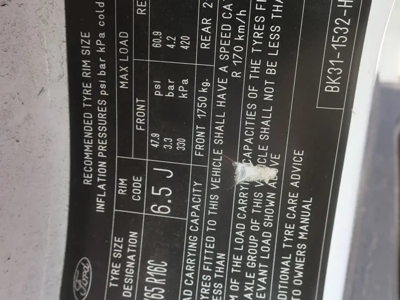 Billede 9 - Varebil FORD TRANSIT 2.2 TDCI (155HK) CHASSIS FWD MAN