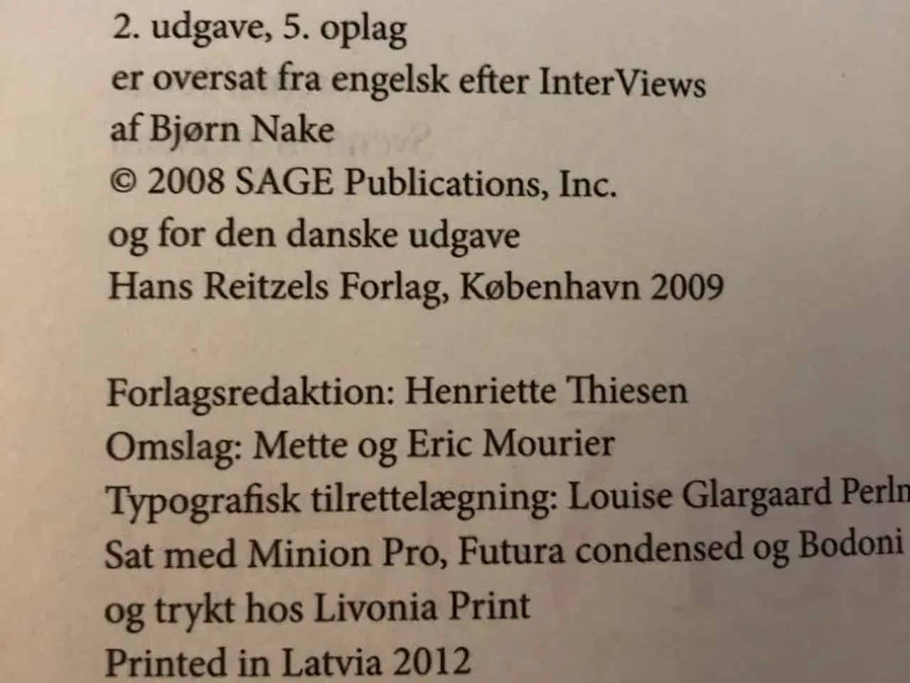 Billede 2 - InterView Introduktion til et håndværk. 