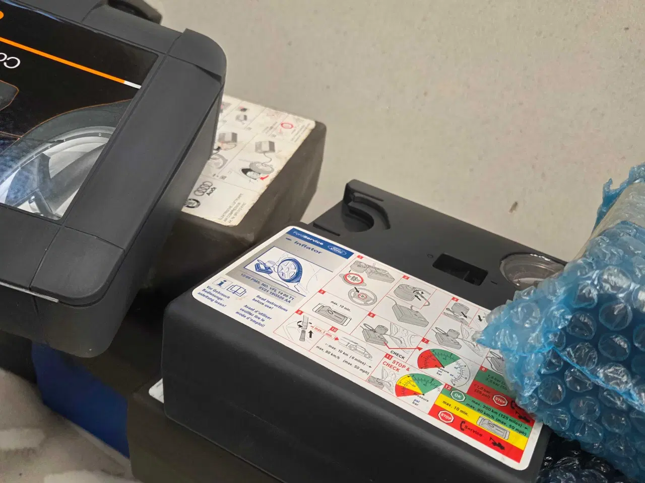 Billede 3 - 12V dækkompressor, dækskum, dunkkraft