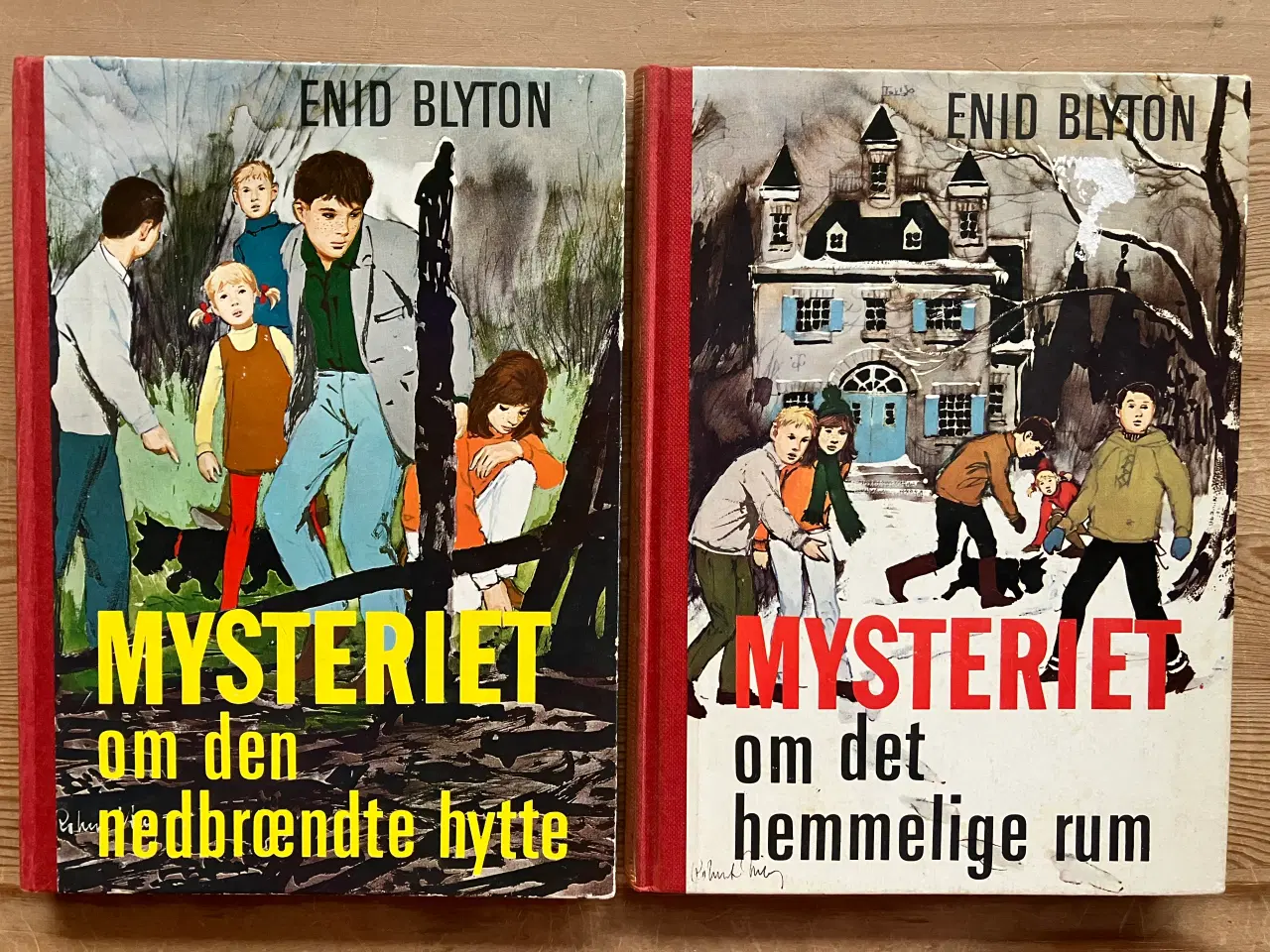 Billede 1 - NEDSAT: 28 gamle bøger af Enid Blyton, Grafisk