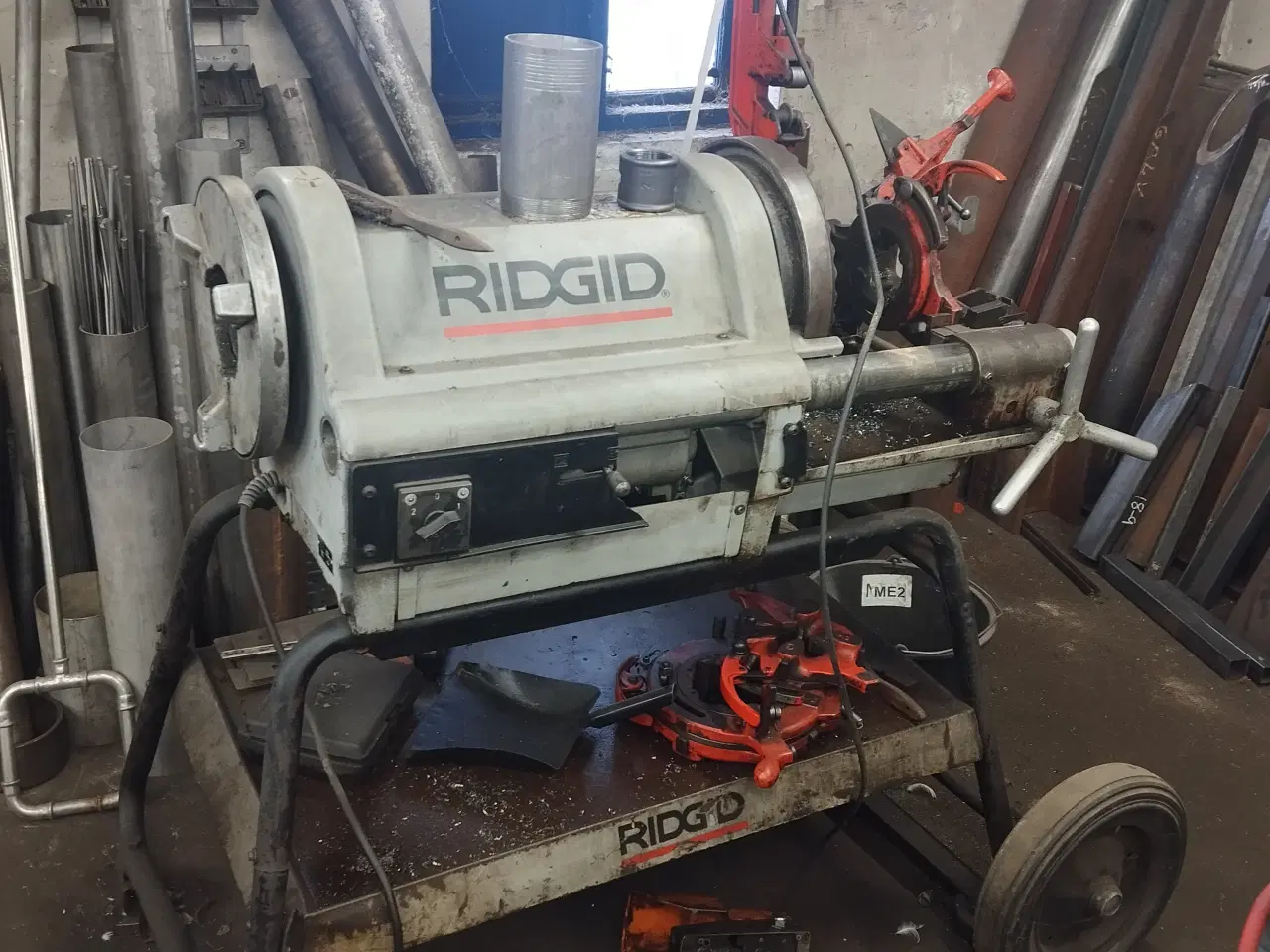 Billede 1 - Ridgid 1224 og 300 compact gevindskærer, rørbukker
