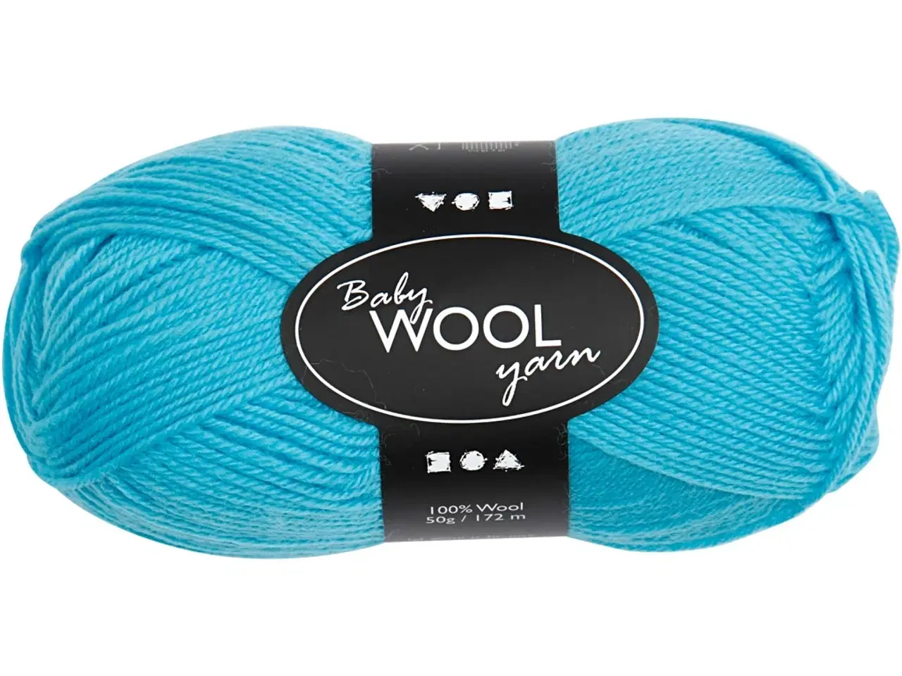 Billede 1 - Babygarn, L: 172 M, turkis, 50g/ 1 ngl.