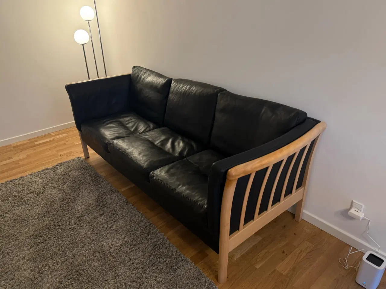 Billede 1 - Lædersofa