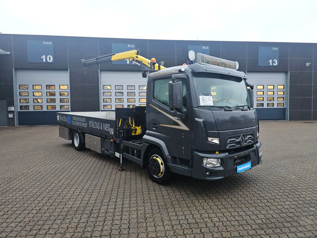 Billede 4 - Renault D-Serie, Kran