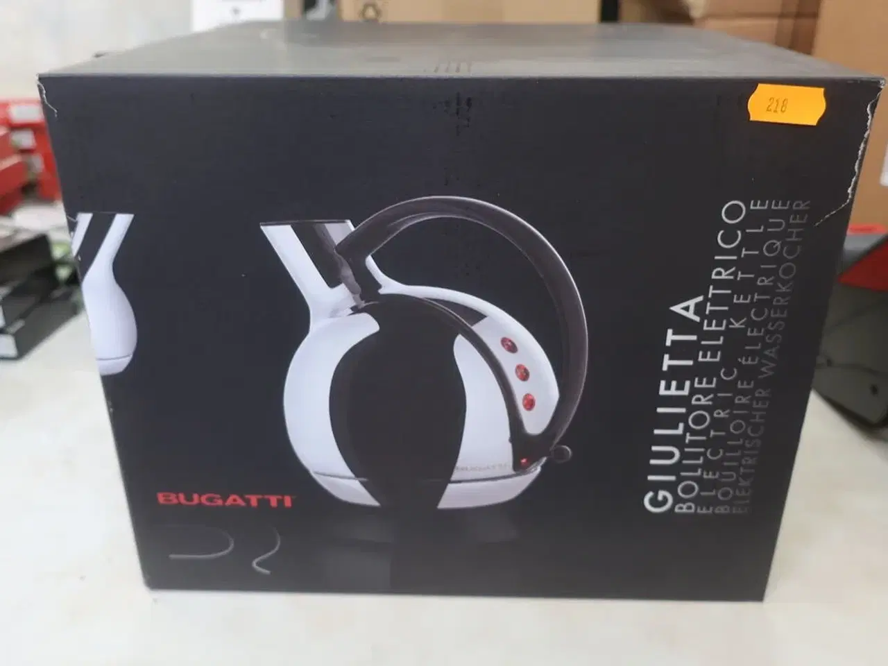 Billede 1 - El-keddel BUGATTI GIULIETTA 02-GTC3NU HOT ROSSO