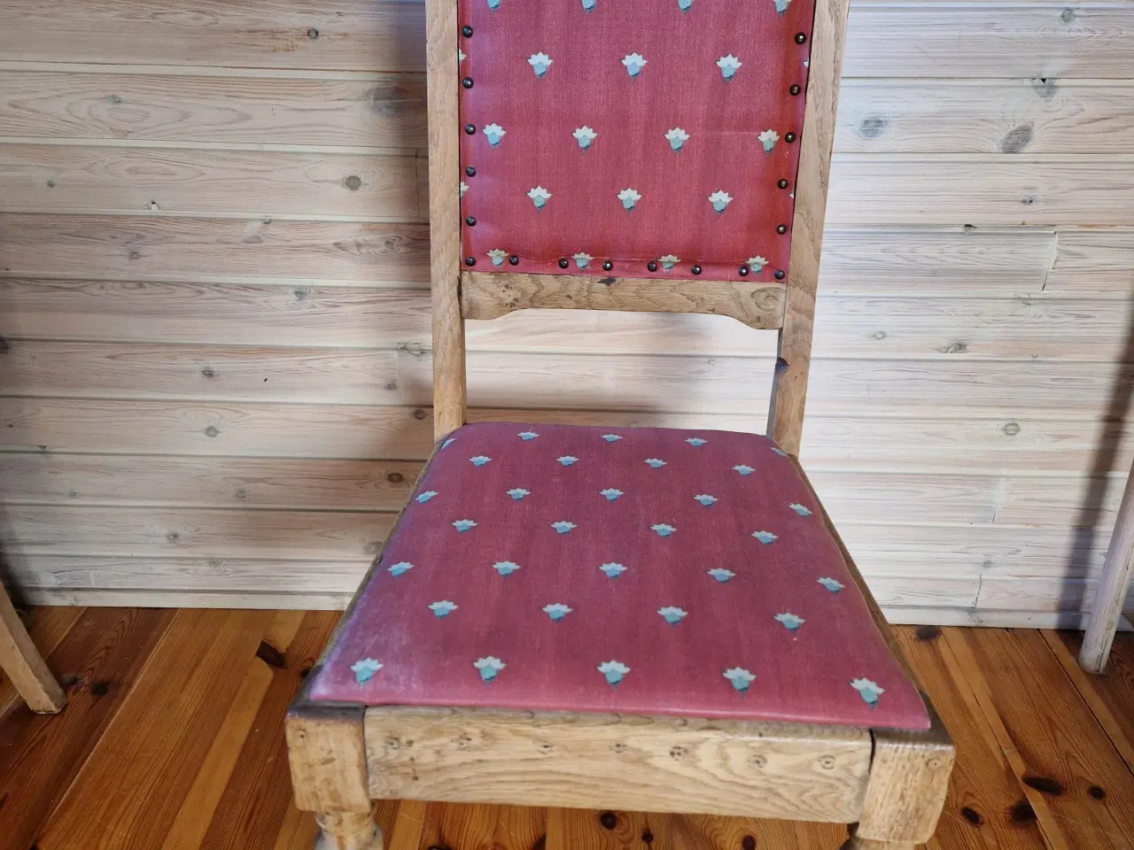 Billede 2 - Gammelt afsyret egetræsbord