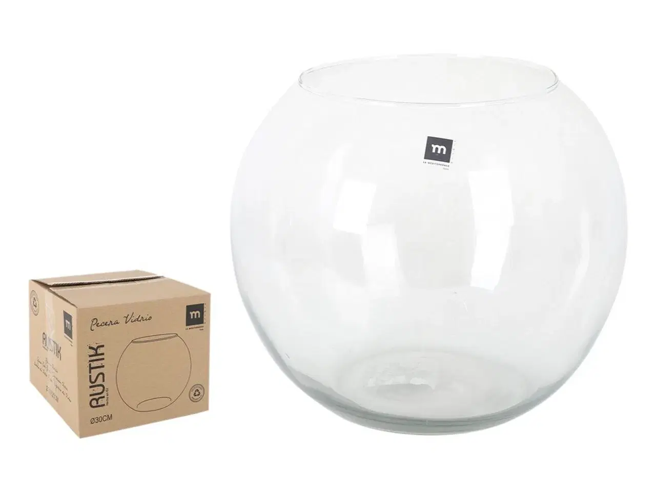 Billede 1 - Akvarium glas Inde - rustik rundt design