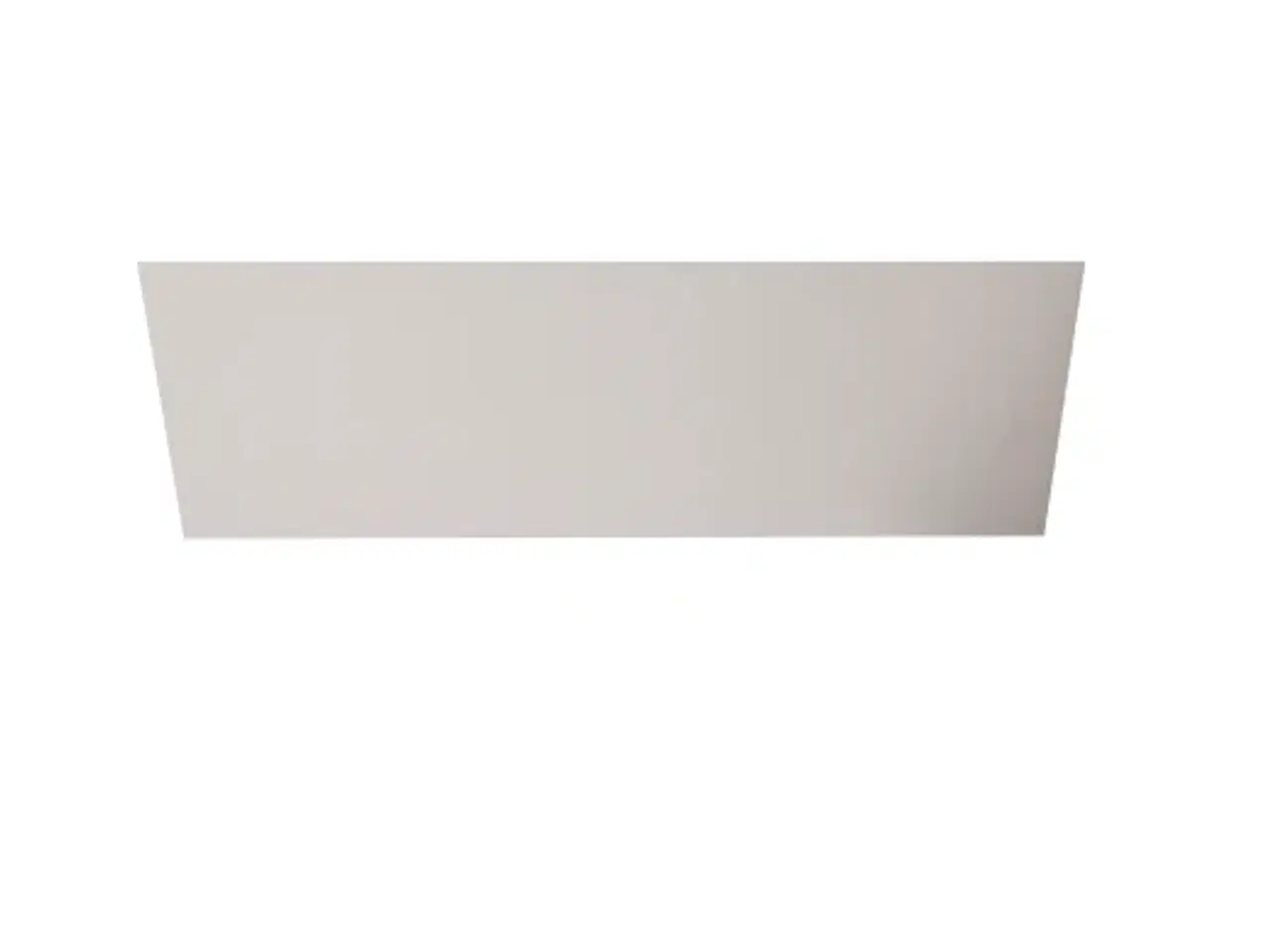 Billede 1 - Steni colour facadeplade, 1195x395mm, mat, sn 8010, hvid