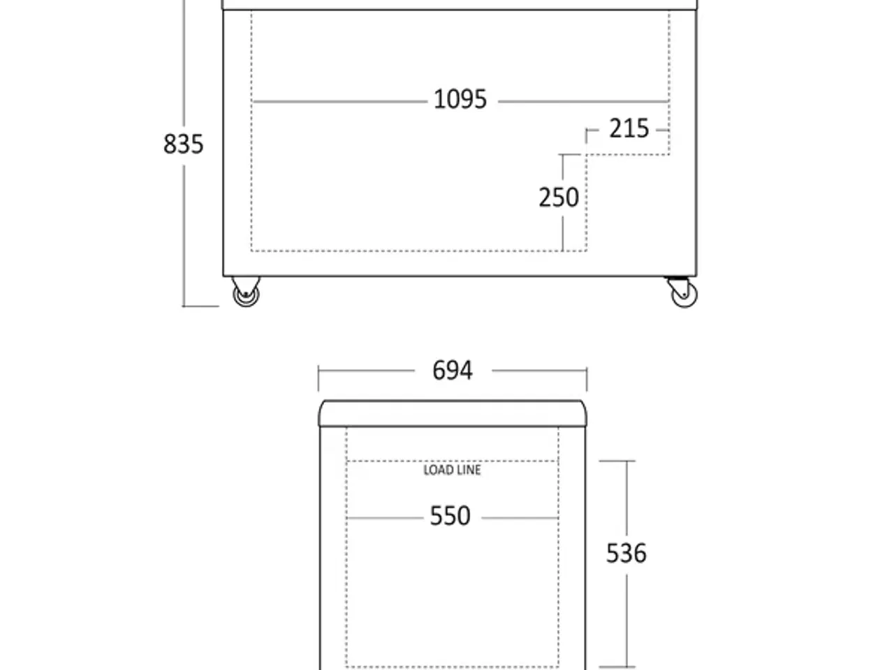 Billede 2 - Scandomestic Isfryer 372 Liter Statisk – SCIC410D