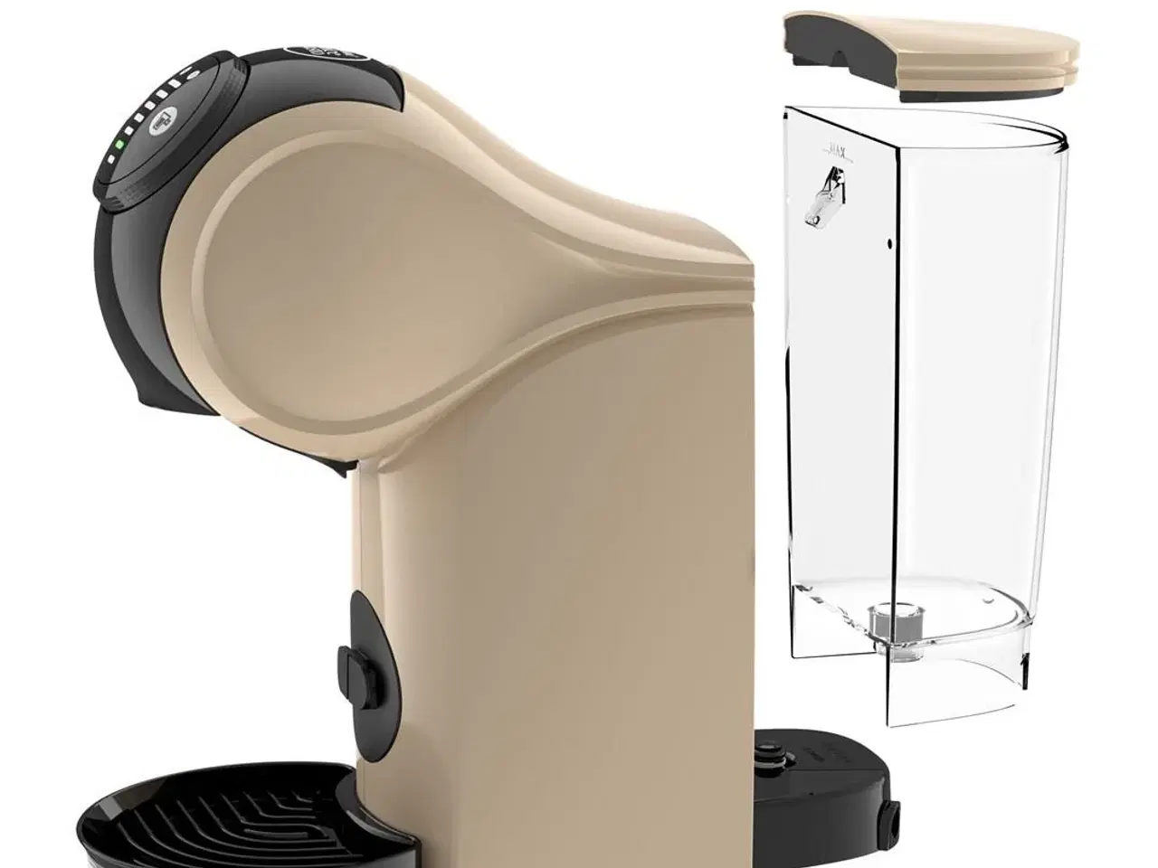 Billede 3 - Kapselkaffemaskine De’Longhi Genio S Nescafé Dolce Gusto – taupe