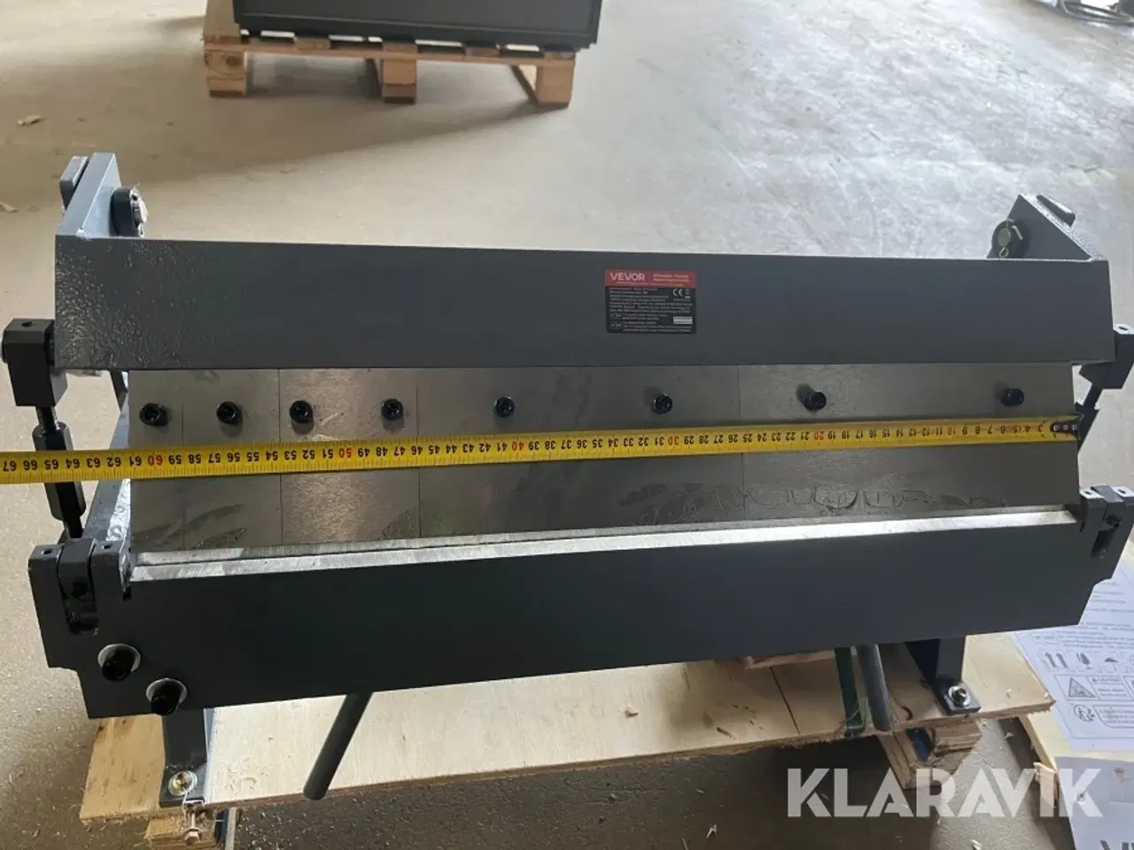 Billede 8 - Pladebukker Vevor W1.5x610Z