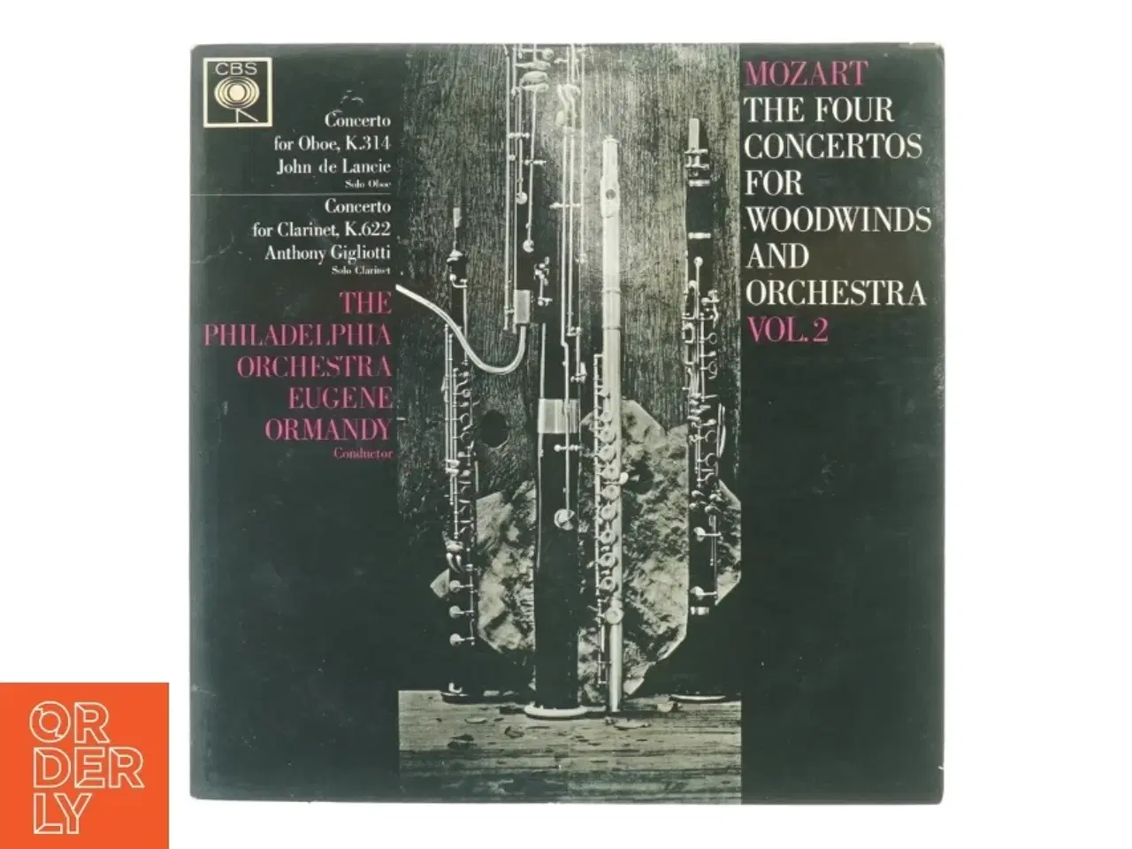 Billede 1 - Mozart, The four concertos for woodwinds and orchestra, vol 2 fra Cbs (str. 30 cm)