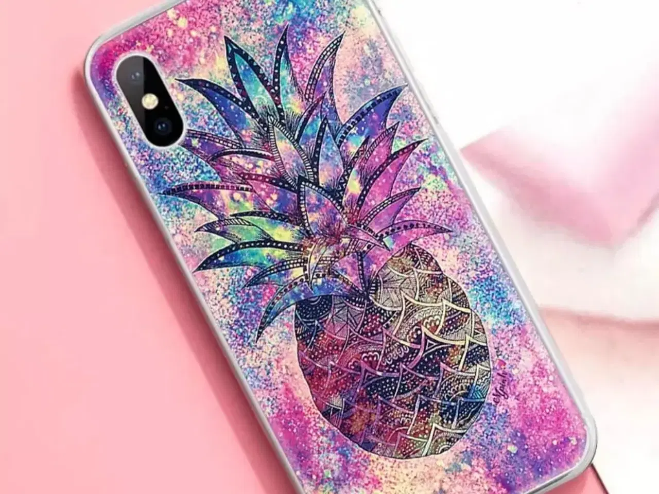 Billede 1 - Silikone cover med ananas til iPhone 
