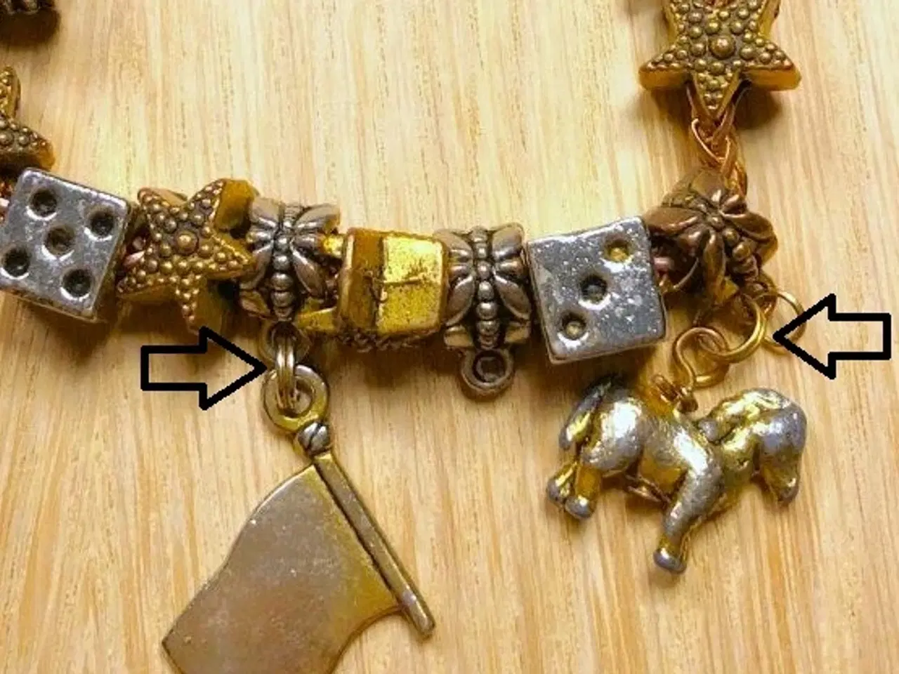 Billede 7 - Dobbeltviklede mikro-nøgleringe til smykker