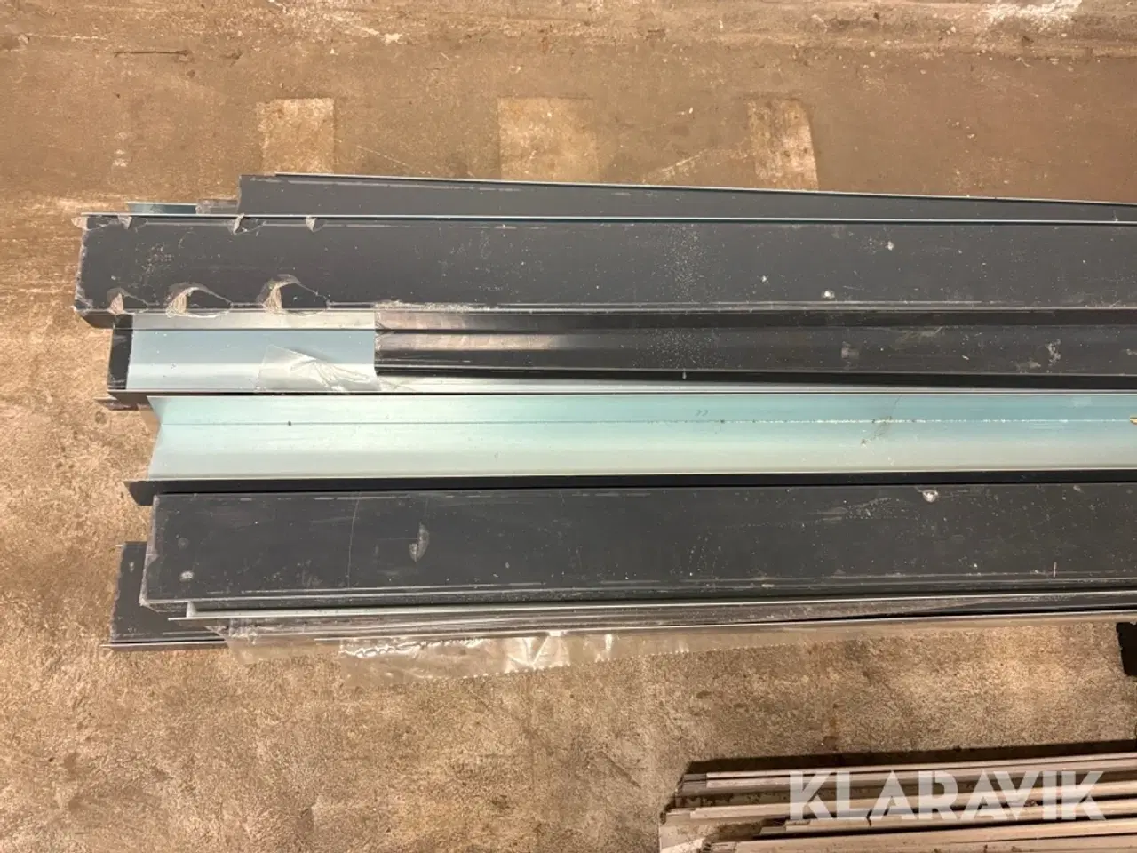 Billede 4 - Stål og alu-skinner - 46 styk